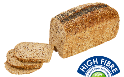 Coles Bakery High Fibre Low GI 7 Seeds and Grains Bread Loaf 800g