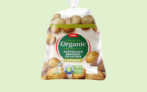 Coles Organic Carisma Potatoes
