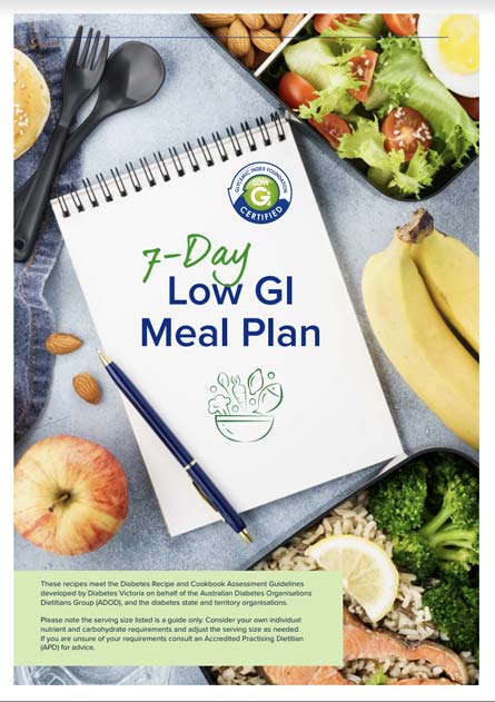 7 Day Low GI Meal Plan
