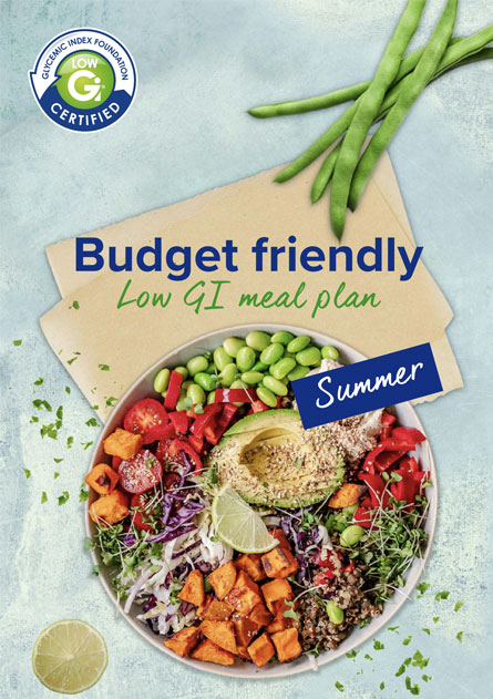 Budget Friendly Summer Low GI Meal Plan